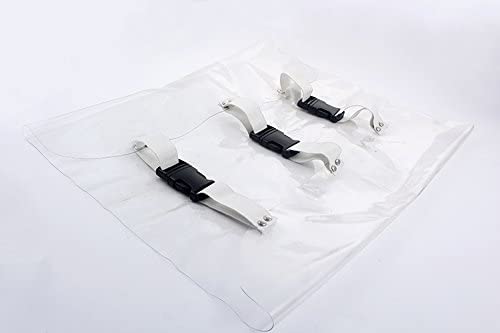 Airgoesin 2pcs Dental Chair Unit Foot Mat Cushion Pad Dustproof Toe Cover Plastic Protector Washable