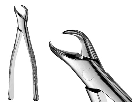 Airogesin 9 Pcs Basic Dental Surgery Extracting Forceps Elevators Set Kit - Stainless Steel Dental Surgical Instruments with CASE