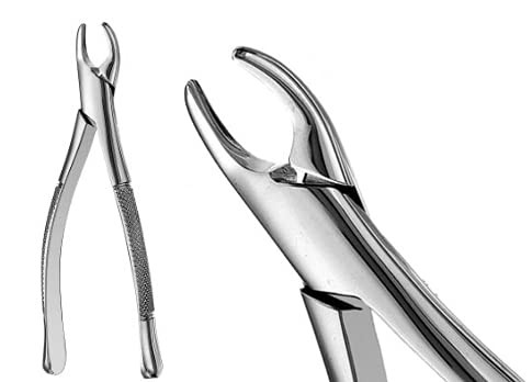 Airogesin 9 Pcs Basic Dental Surgery Extracting Forceps Elevators Set Kit - Stainless Steel Dental Surgical Instruments with CASE