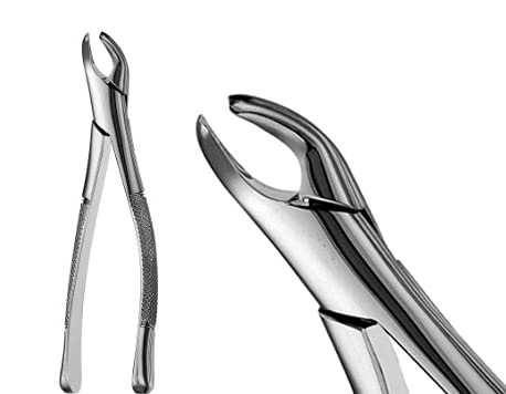 Airogesin 9 Pcs Basic Dental Surgery Extracting Forceps Elevators Set Kit - Stainless Steel Dental Surgical Instruments with CASE