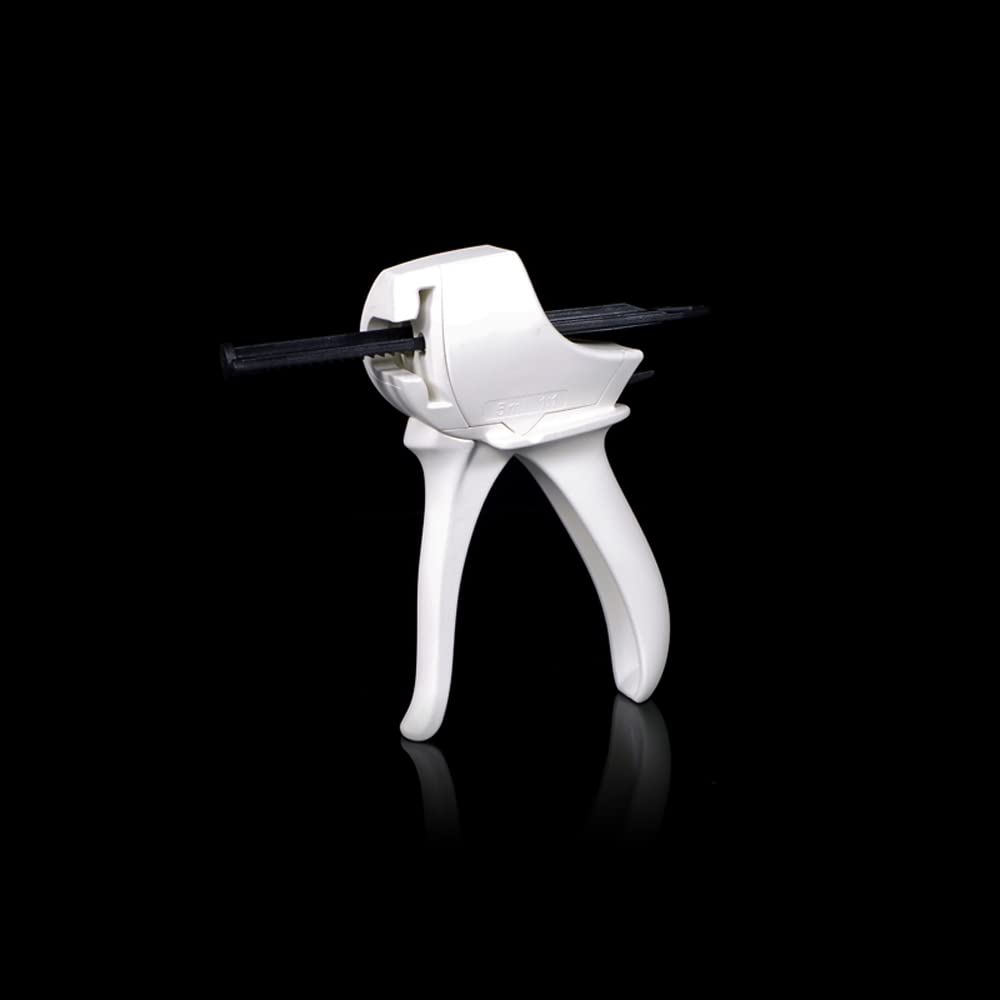 Airgoesin 1:1 Ratio Dental Impression Cartridge Mixing Universal Dispenser 5ml Mixing Dispensing Gun 135 Degree Autoclavable AB Gun (1:1)