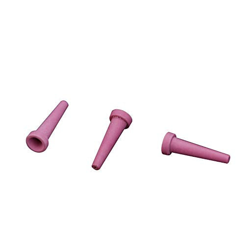 Airgoesin 6pcs Dental Lab Sandblasting Machine Blaster Replacement Ceramic Pressure Tip Nozzle Device