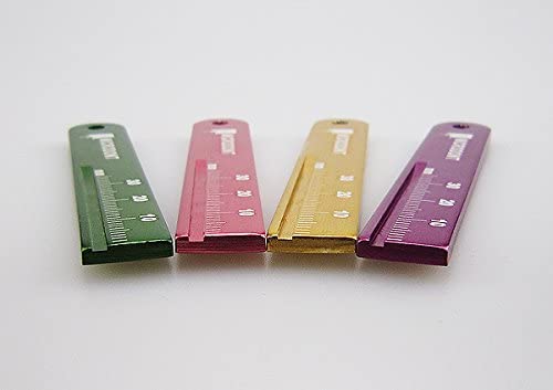 Airgoesin 4pcs Endo Rulers Span Measure Scale Endodontic Dental Instrument Tool