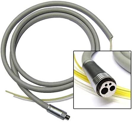 Dental Silicone Handpiece Tubing Tube with 4 Hole Connector Coupler Attached