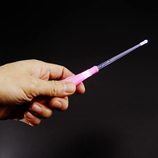 Airgoesin Tonsil Stone Removal Set: 1 Stainless Steel Tonsil Stone Removal Tool, 1 Longer Tonsillolith Exorcism Kit Flashlight, 50 Swabs and 1 Curved Irrigator Syringe to Get Rid of Bad Breath