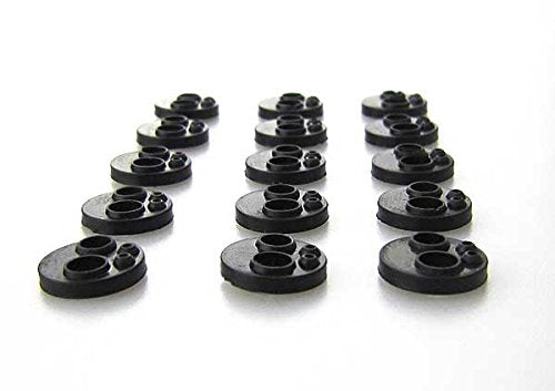 15pcs Autoclavable Dental Handpiece Gasket, fits Midwest 4 Holes Silicone Replacement
