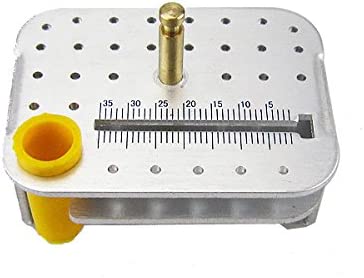 Airgoesin High Speed Burs Holder Block Gutta Percha Point Disinfection Box with Ruler