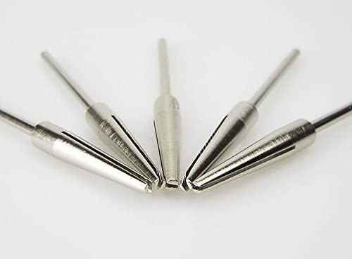 100pcs Sharp-Head Split Mandrel for Lab or Jewelry Beauty Polishing Tapered 3/32"± Shank