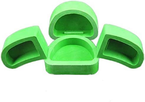 Base Molds, 4pcs/1Set Dental Lab Plaster Model Base Molds