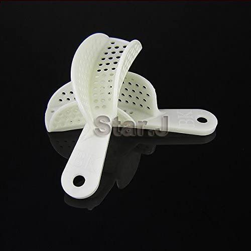 8 Sets Dental Disposable Quadrant Impression Trays 2pcs/Set