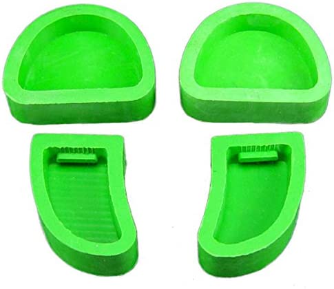 Base Molds, 4pcs/1Set Dental Lab Plaster Model Base Molds
