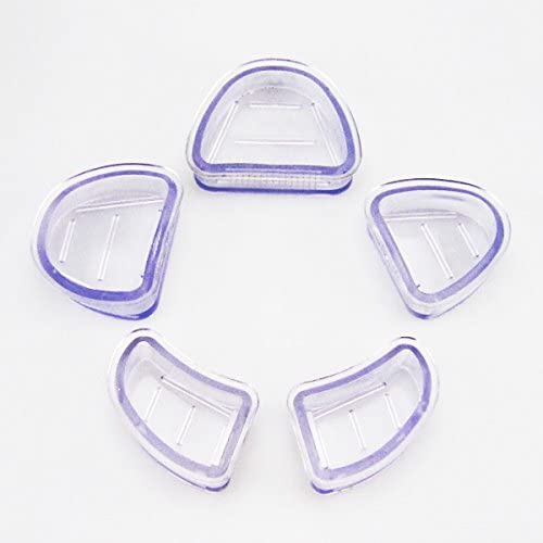 Dental Lab Plaster Model Base Molds 5 pcs Brand New