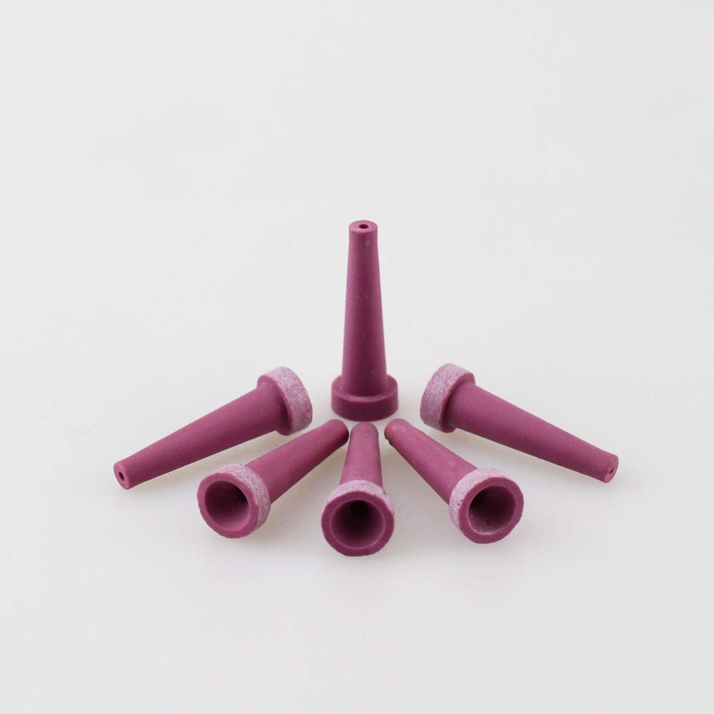 Airgoesin 6pcs Dental Lab Sandblasting Machine Blaster Replacement Ceramic Pressure Tip Nozzle Device