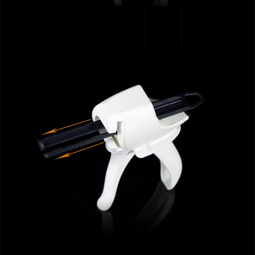 Airgoesin 1:1 Ratio Dental Impression Cartridge Mixing Universal Dispenser 5ml Mixing Dispensing Gun 135 Degree Autoclavable AB Gun (1:1)