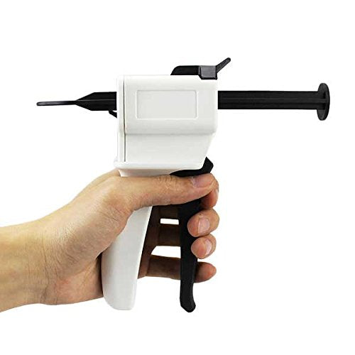 Airgoesin 4:1/10:1 Ratio Dental Impression Cartridge Mixing Universal Dispenser 50ml Mixing Dispensing Gun 135 Degree Autoclavable 1pc