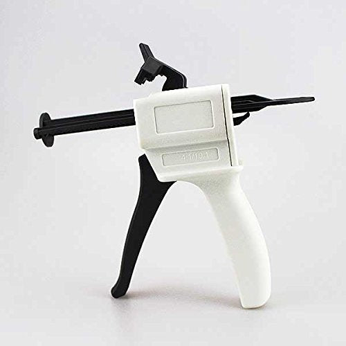 Airgoesin 4:1/10:1 Ratio Dental Impression Cartridge Mixing Universal Dispenser 50ml Mixing Dispensing Gun 135 Degree Autoclavable 1pc