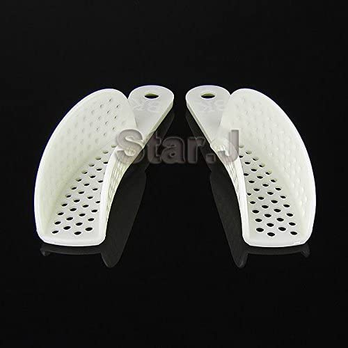 8 Sets Dental Disposable Quadrant Impression Trays 2pcs/Set