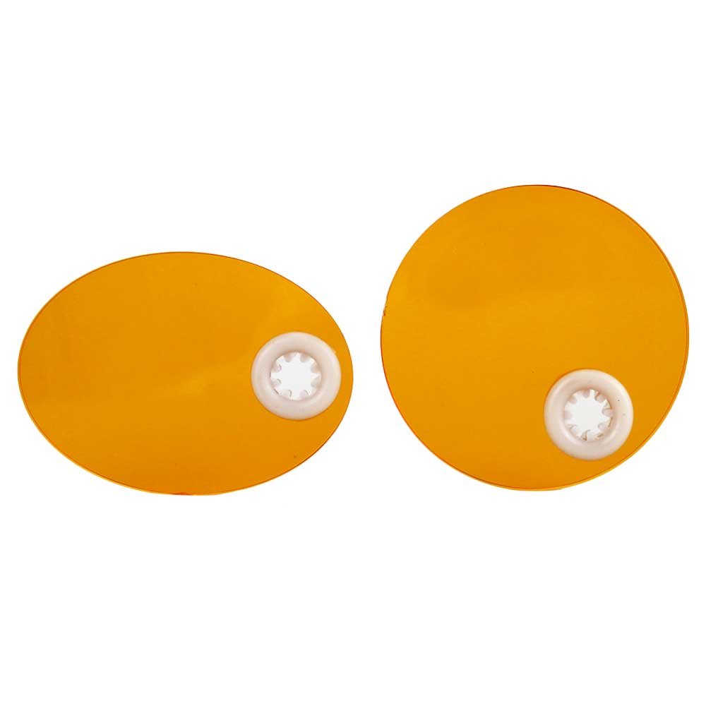Airgoesin Dental Shield Plate Shade Board Light Hood for Curing Lamp Replacement 2pk
