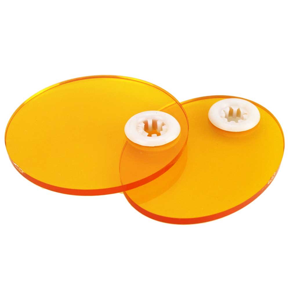 Airgoesin Dental Shield Plate Shade Board Light Hood for Curing Lamp Replacement 2pk