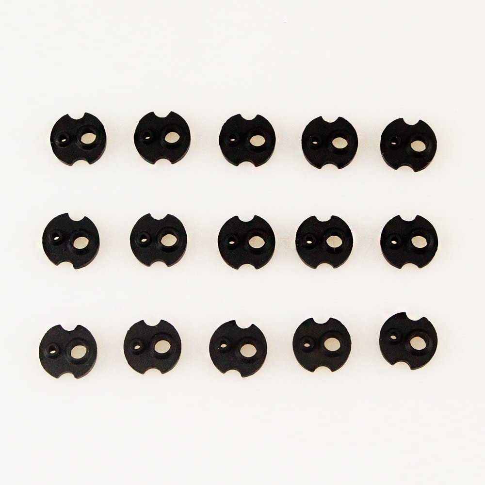 15 pcs Dental Handpiece Gasket Accessory 2-Hole Silicone Handpiece Gasket Replacement, Autoclavable