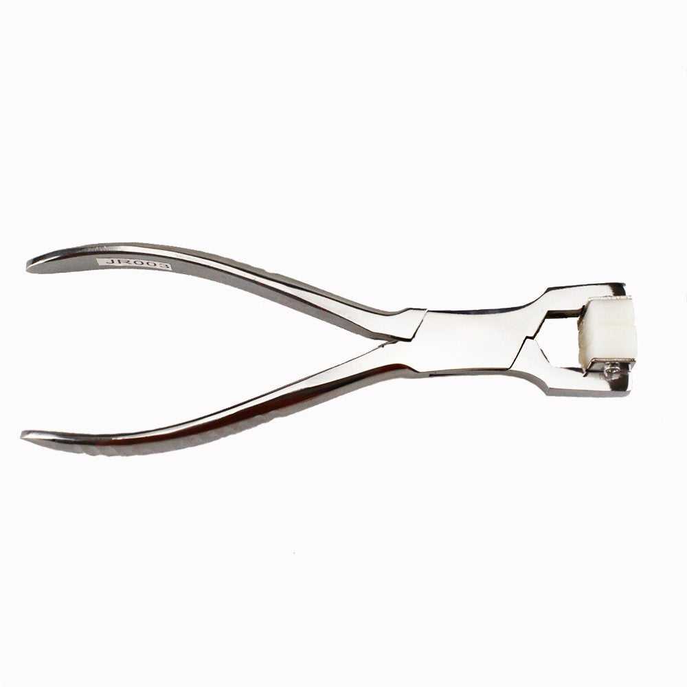 Airgoesin Eyeglass Ring Bending Wire Bracelet Curving Nylon Jaws Optical Jeweler Watch Pin Bending Repair Pliers Tool