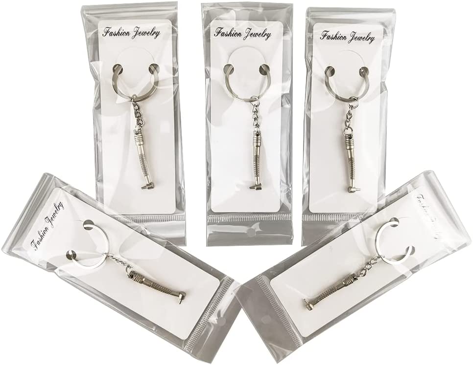 Airgoesin pcs Dental Dentist Keychains Toothbrush Toothpaste Lip Mouth Key Ring