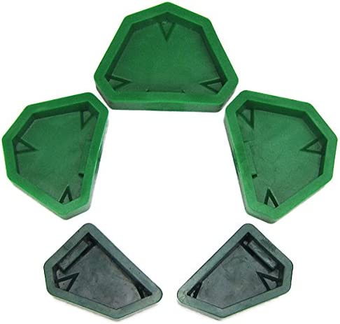 Silicone Rubber Base Molds 5pcs/Set Dental Lab Plaster Model Former