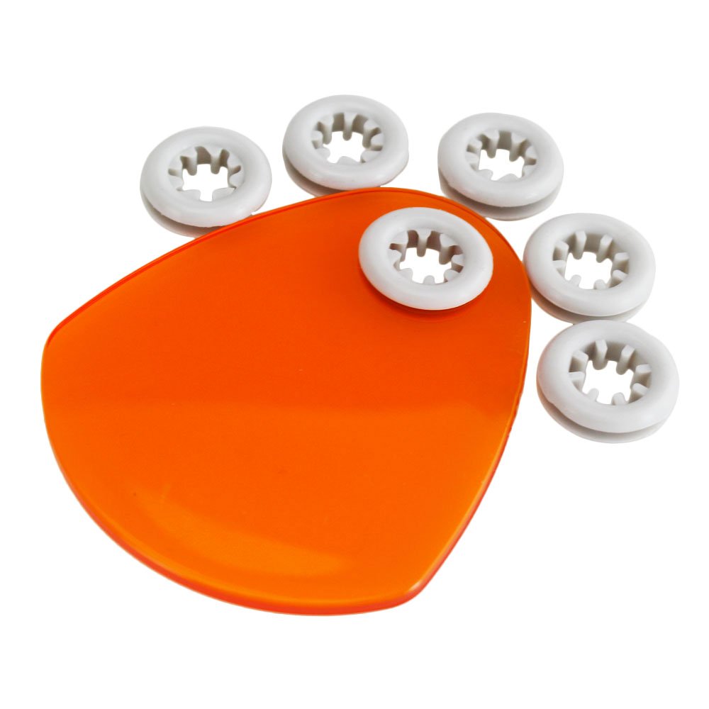 Airgoesin 1 Dental Curing Light Shield Plate Shade Board Hood + 5 Silicone Insert Rings