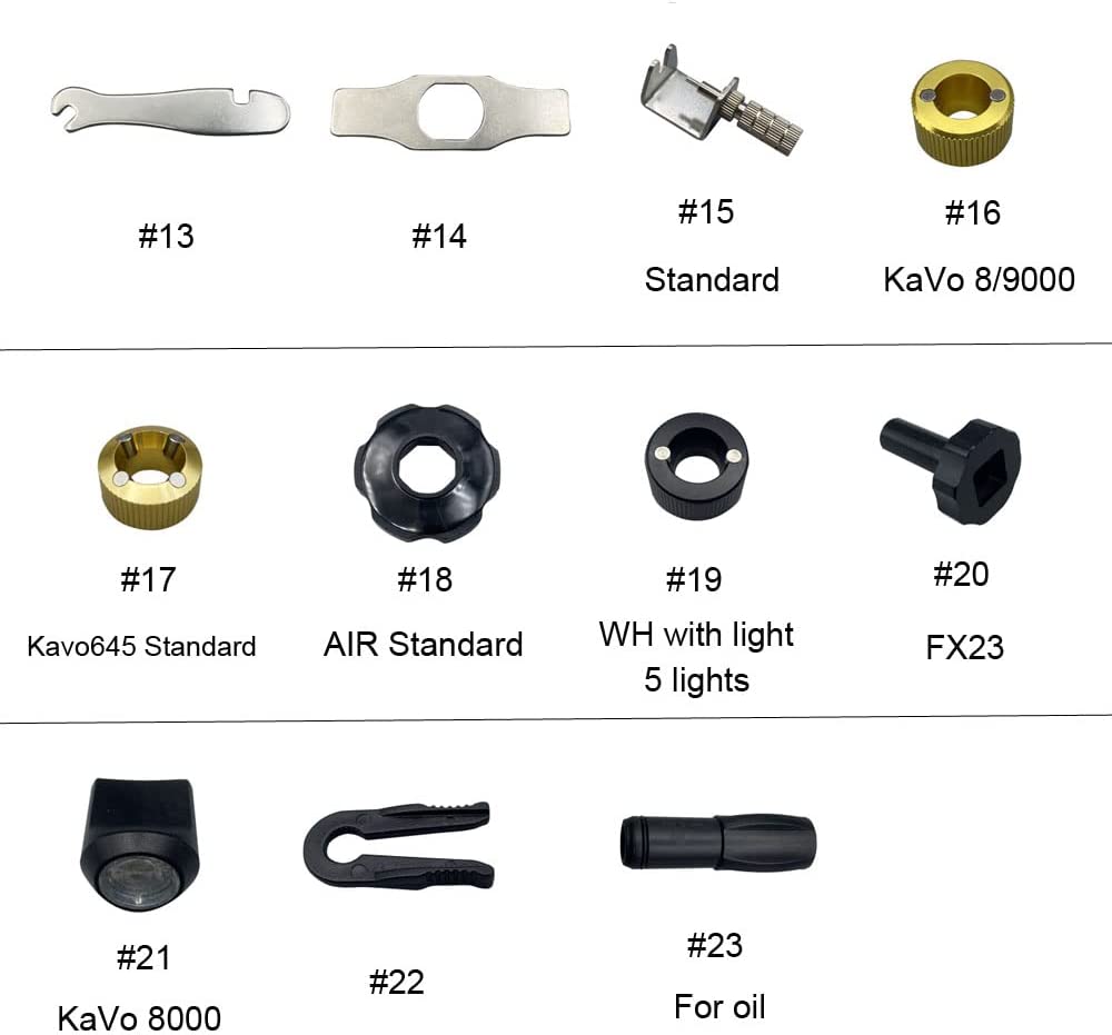 Airgoesin 1pc Standard Wrench Bur Key Maintenance Repair Tool for Dental High Speed Handpiece (1)