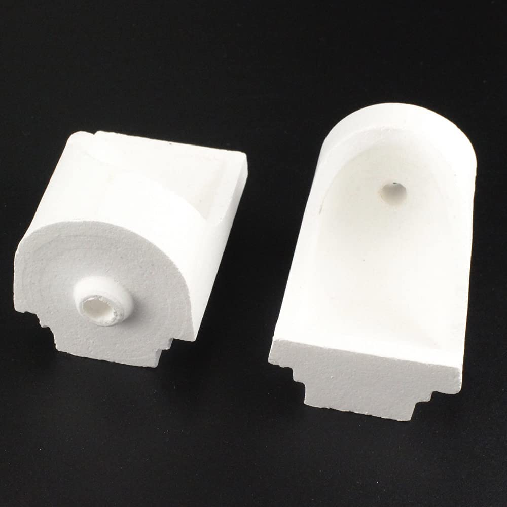 Airgoesin 2 Dental Lab Quartz Zirconia Centrifugal Casting Crucible Hooded Asymmetric