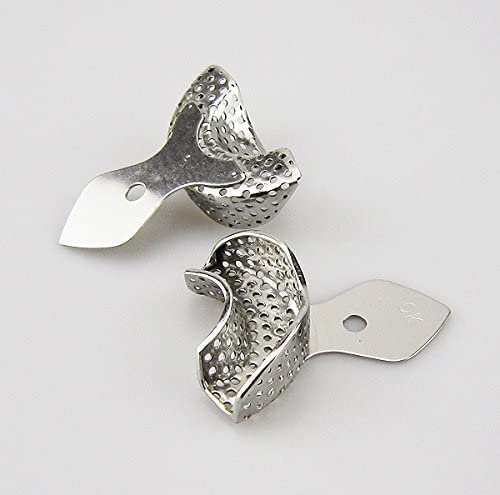 Anterior Impression Trays - 2 pcs Dental Stainless Steel Anterior Impression Trays 2pcs/Set