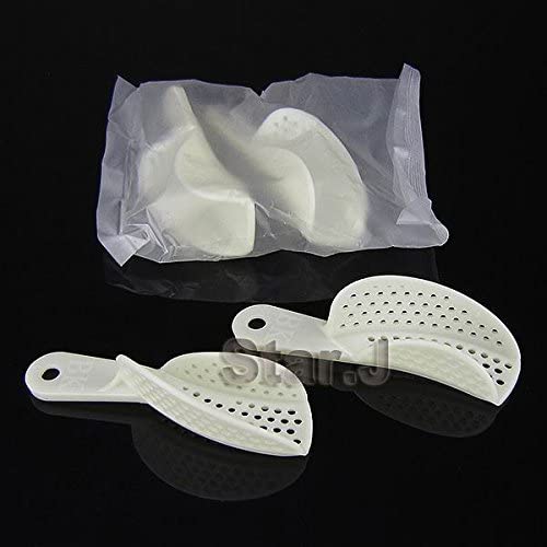 8 Sets Dental Disposable Quadrant Impression Trays 2pcs/Set