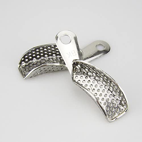 Airgoesin Dental Stainless Steel Quadrant Impression Tray Upper & Lower Tool