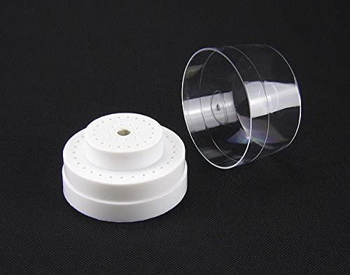 2pcs NEW Plastic Burs Holder Block Case 60 Holes Slots