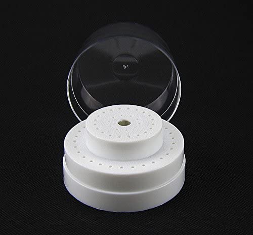 2pcs NEW Plastic Burs Holder Block Case 60 Holes Slots