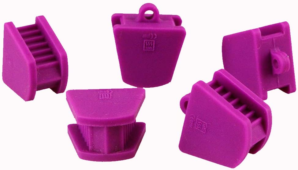 Airgoesin 5pcs Silicone Mouth Prop, Small Size Child Kid Size Dental Bite Blocks Oral Opener 135 Degree Centigrade Autoclavable Latex Free