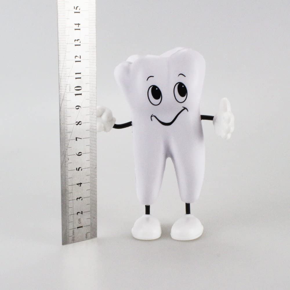 1pc Hand Pinch Relieve Stress Tension Tooth Shape Tool Vent Reduce Dental Decor