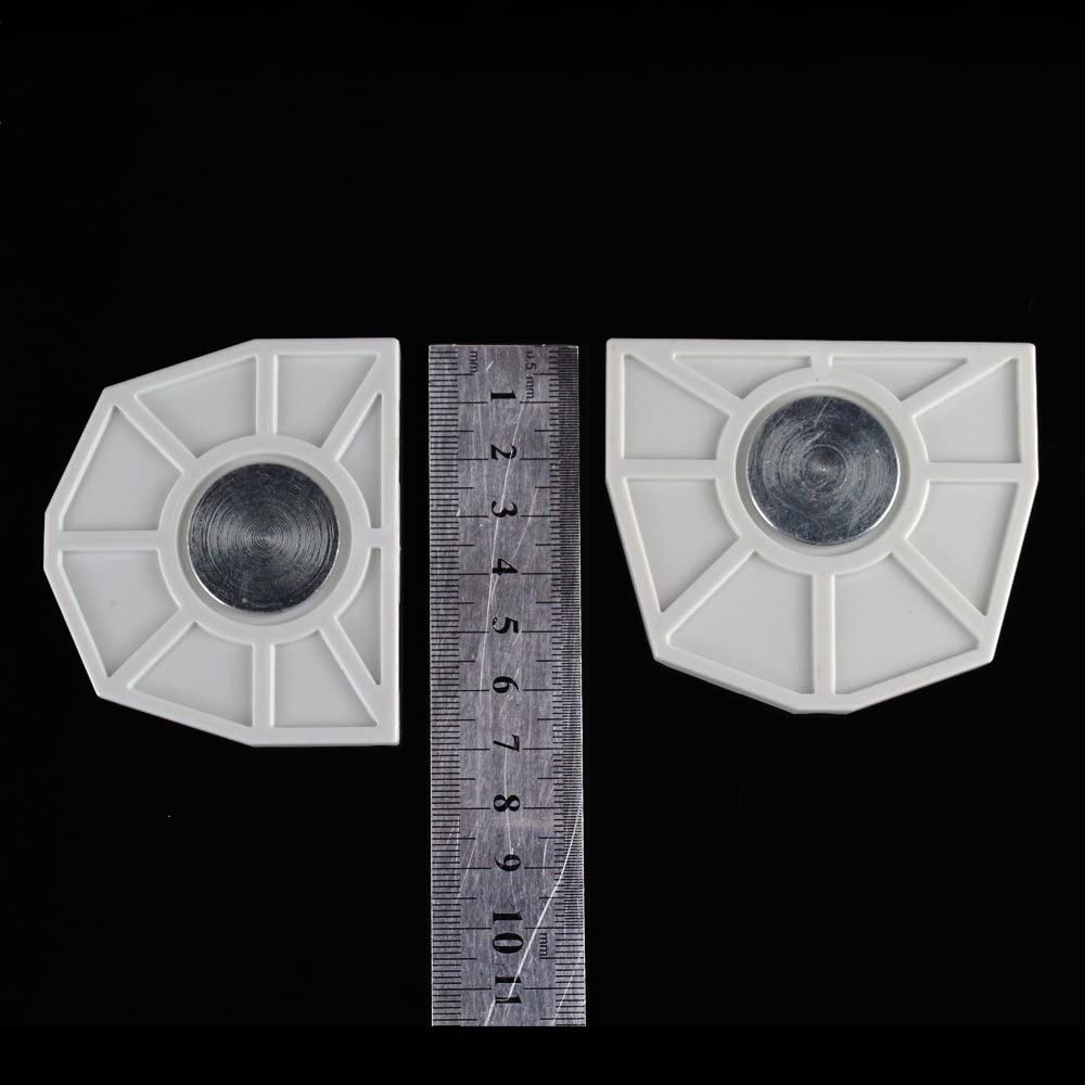 Dental Plastic Magnetic Articulator Articulating Mounting Plates 4pcs