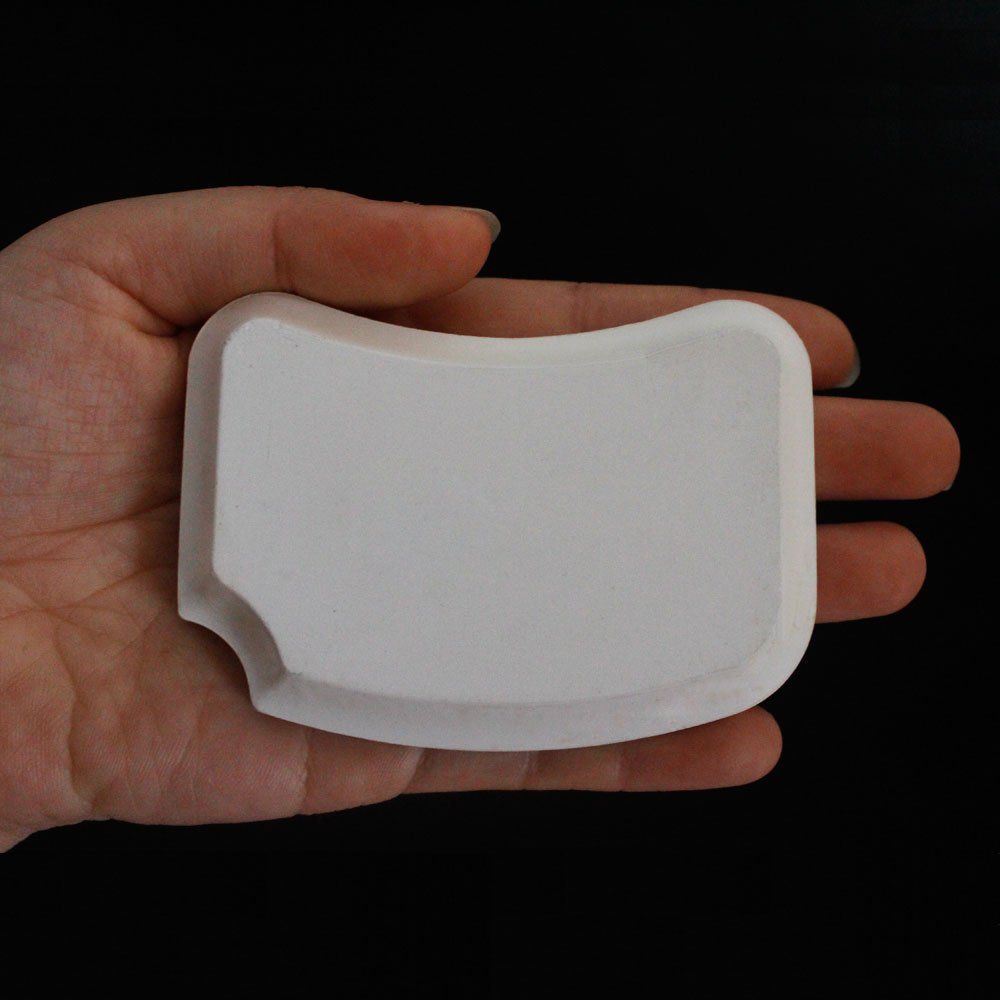 Airgoesin Mini Dental Porcelain Mixing Ceramic Watering Wet Tray Plate with Box Handheld