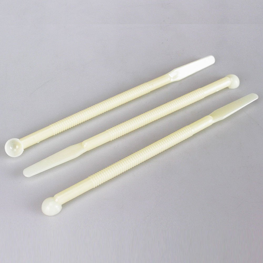 Airgoesin 3pcs Dental Glass Ionomer Cement Mixing Spatula Porcelain Zirconia Composite Dipper