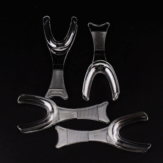 2 Dental Orthodontic Clear Teeth Intraoral Occlusal Photos Mouth Lip Retractor Photography Opener Large + Small Size