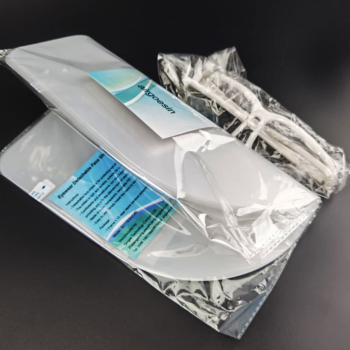 Eyewear Detachable Face Shield Dental Clinic (1 Frames and 10 Visors)