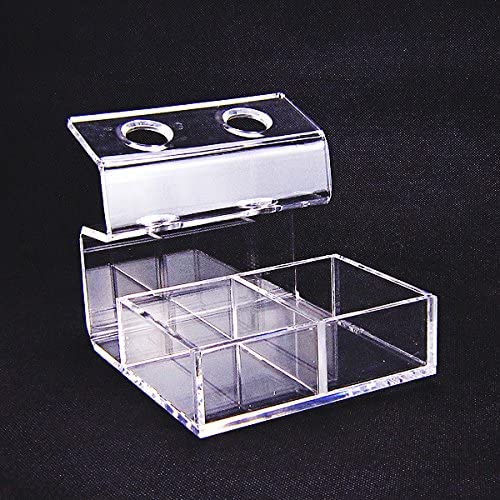 Dental Impression Cartridge Delivery Dispenser Gun Mixing Tips Organizer Holder Acylic