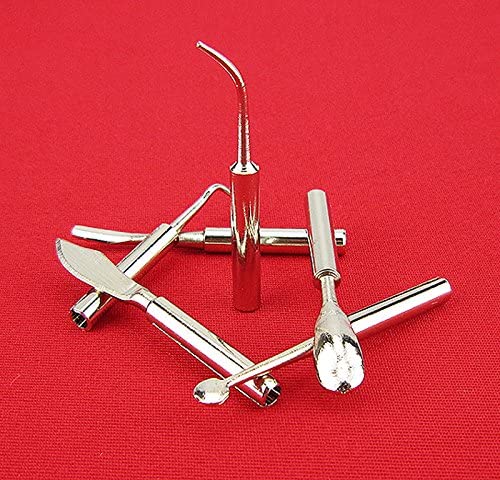 6 Wax Tip/Pot for Dental Lab Electronic Waxer Wax Pen Pencil