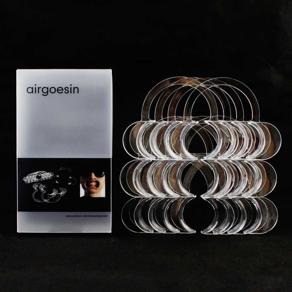 Airgoesin Adult Size 12pcs Dental Mouth Lip Cheek Retractor or for Speak Out Game/Watch Ya Mouth Game