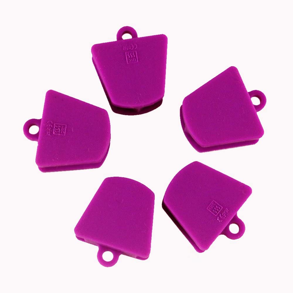 Airgoesin 5pcs Silicone Mouth Prop, Small Size Child Kid Size Dental Bite Blocks Oral Opener 135 Degree Centigrade Autoclavable Latex Free