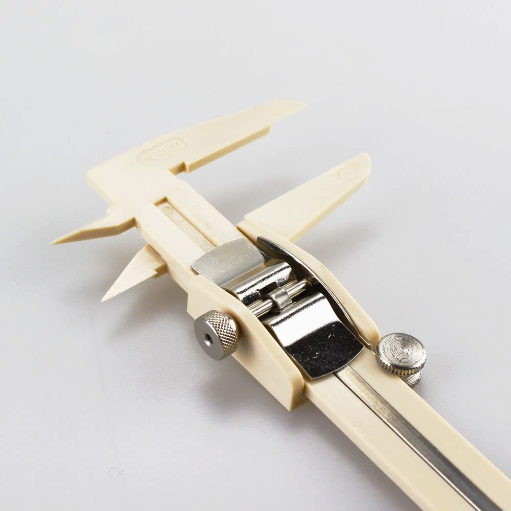 1 Piece Dental Lab Plastic Gauge Caliper Ruler Tool with Lock or Other use