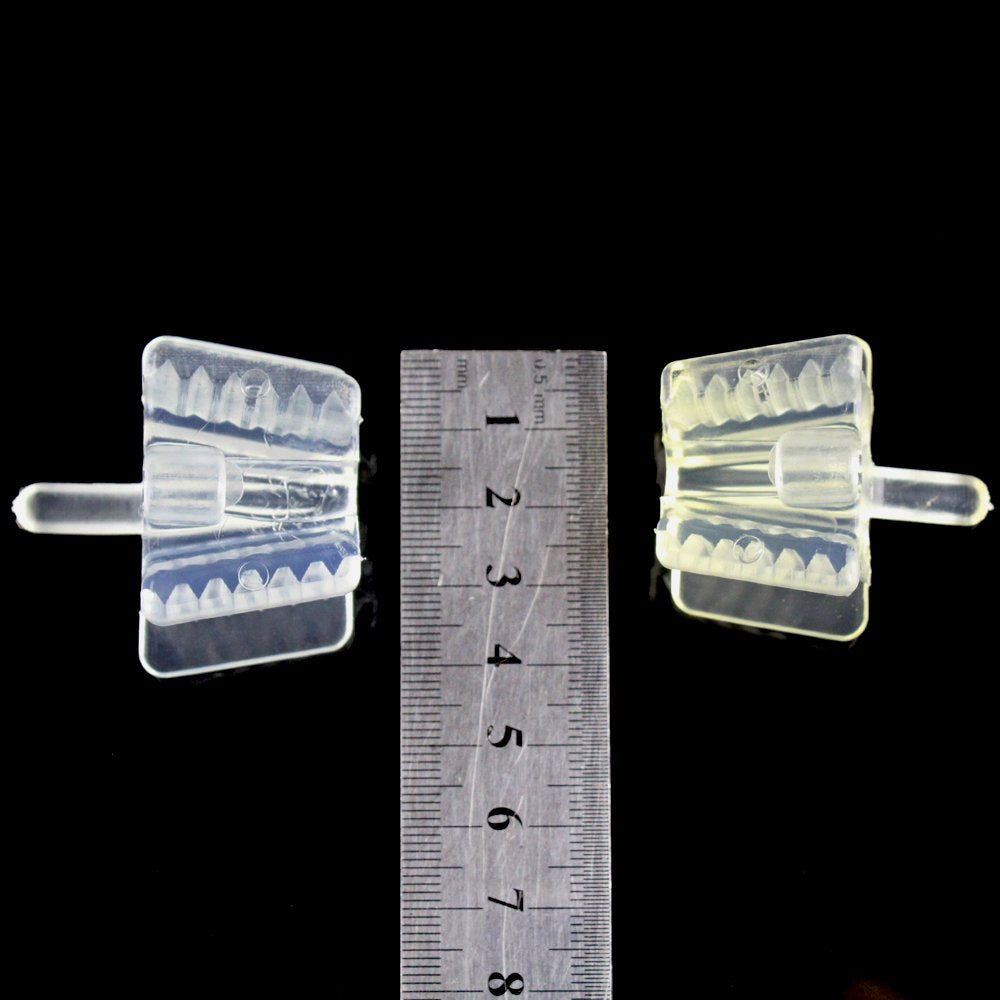 6pcs Dental Silicone Mouth Prop Support Holding Saliva Ejector Suction Tip