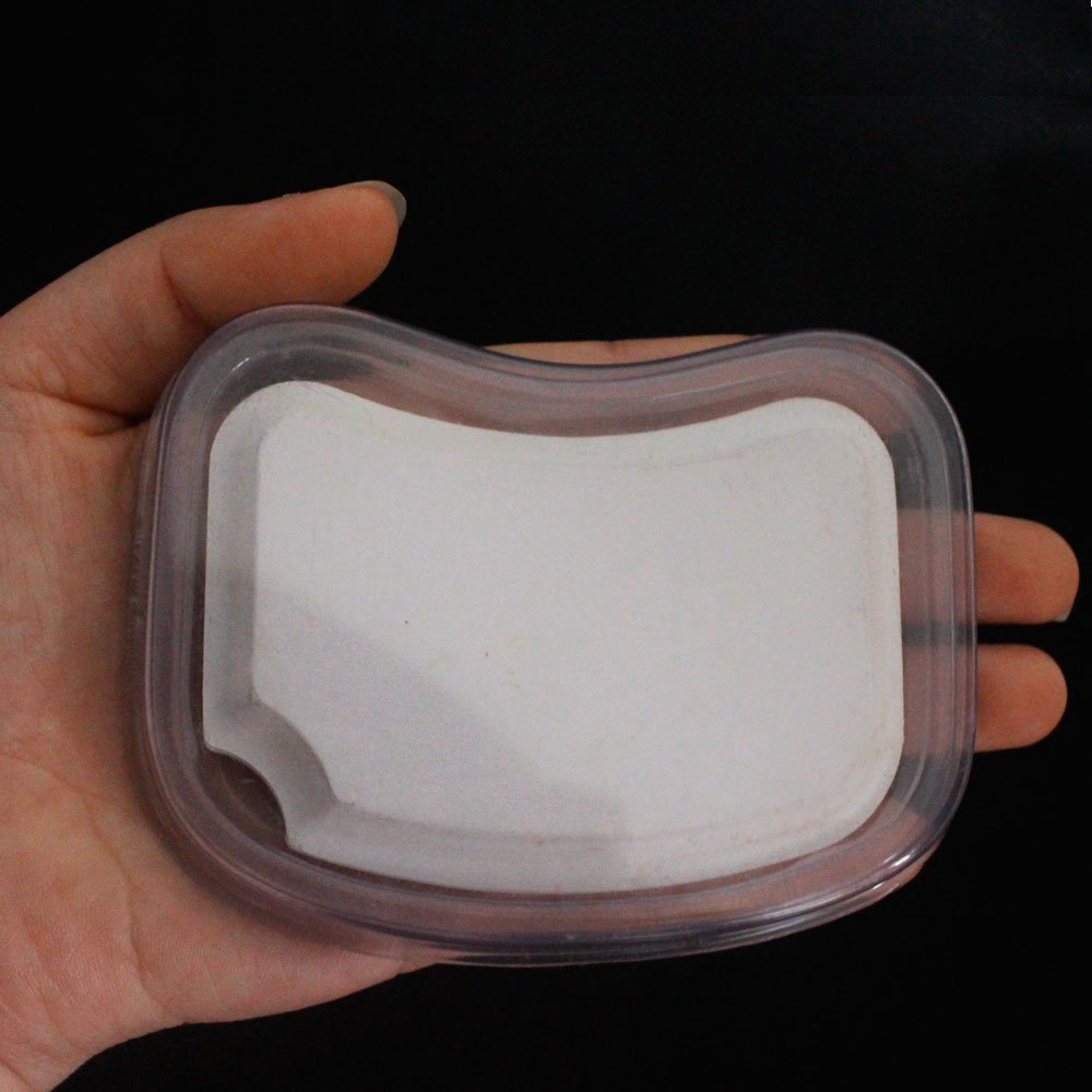 Airgoesin Mini Dental Porcelain Mixing Ceramic Watering Wet Tray Plate with Box Handheld