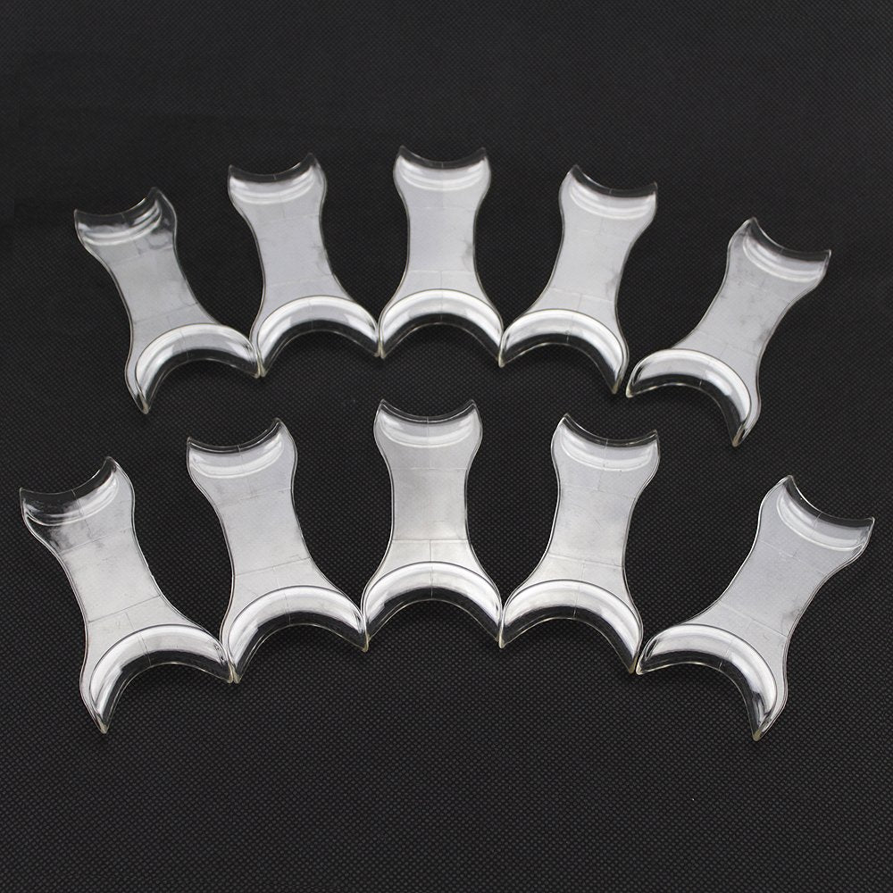 Airgoesin 8pcs Dental Orthodontic Intraoral Occlusal Photos Photography Mouth Cheek Retractor Openers Clear Plastic Autoclavable